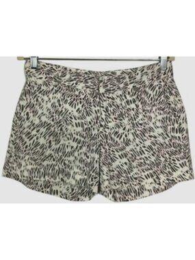 Banana Republic Factory Abstract Print Shorts Size 2 Cotton Pockets